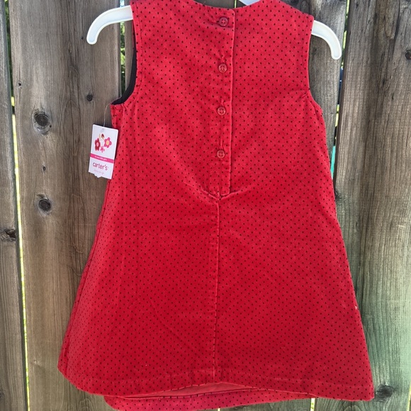 B1G2F 🚨 Carter’s holiday velvet dress - Picture 4 of 5